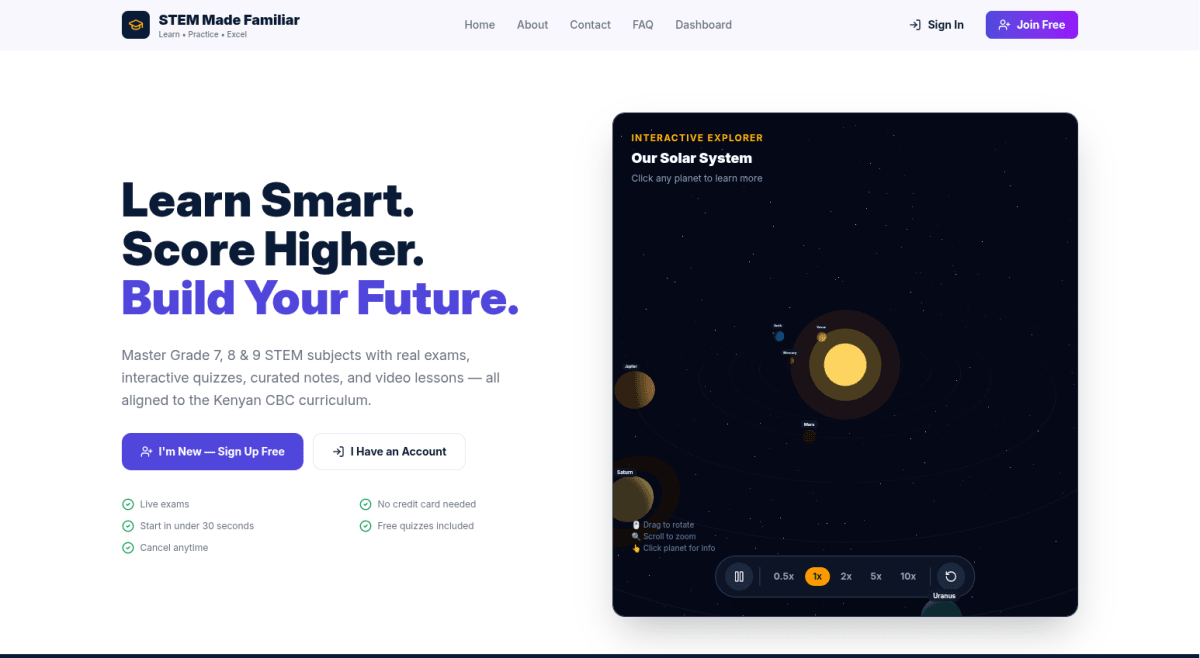 STEM Made Familiar product preview from Samuel’s portfolio